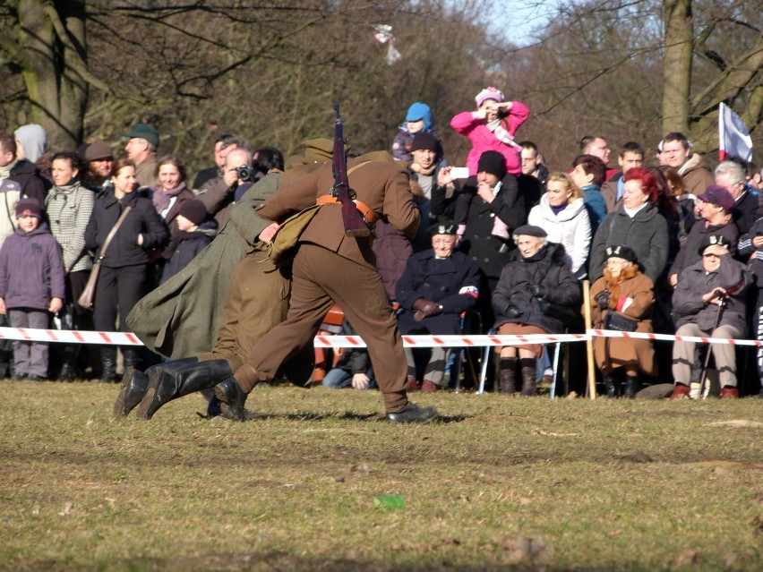 Inscenizacja historyczna Odwet Wyklętych w Parku Kasprowicza