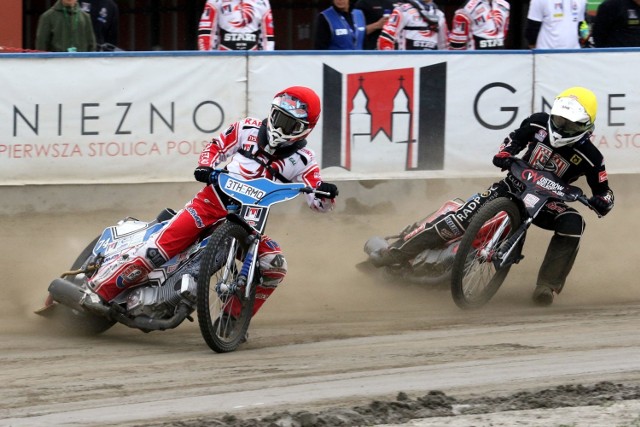 Marcel Studziński (z prawej) w przyszłym roku będzie ścigał się w barwach bydgoskiego klubu. Z lewej Damian Stalkowski, wychowanek Polonii Bydgoszcz, obecnie w Starcie Gniezno