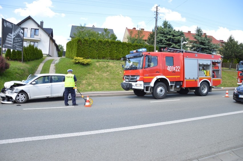 Wypadek na DK94 w Łapczycy, 14.06.2021