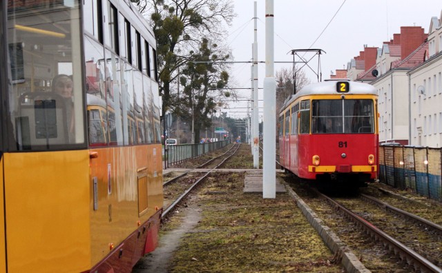 Przebudowany miałby zostać także ten fragment torów tramwajowych wzdłuż ulicy Chełmińskiej