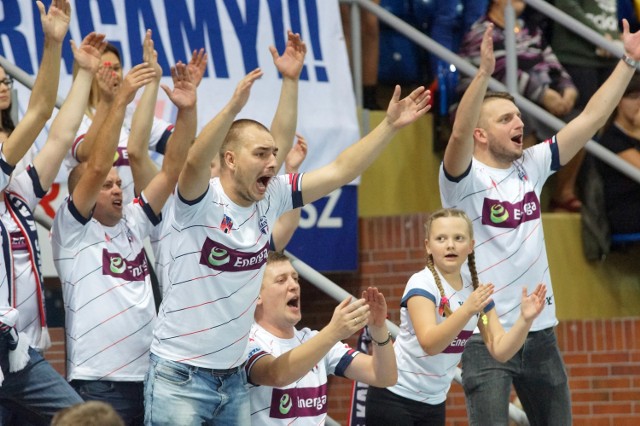 Kibice Energa MKS Kalisz podczas meczu z BKS Bielsko-Biała