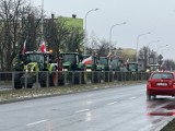 Drogi w Kaliszu i powiecie kaliskim zablokowane. Tak protestowali rolnicy w Kaliszu i w Marchwaczu. ZDJĘCIA