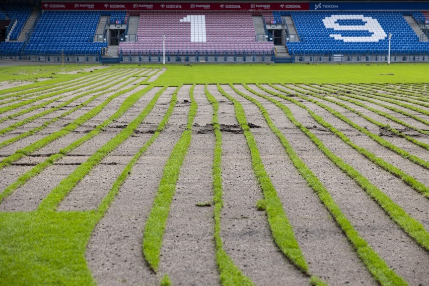 Ostatni raz murawa na stadionie Wisły wymieniana była w 2016...