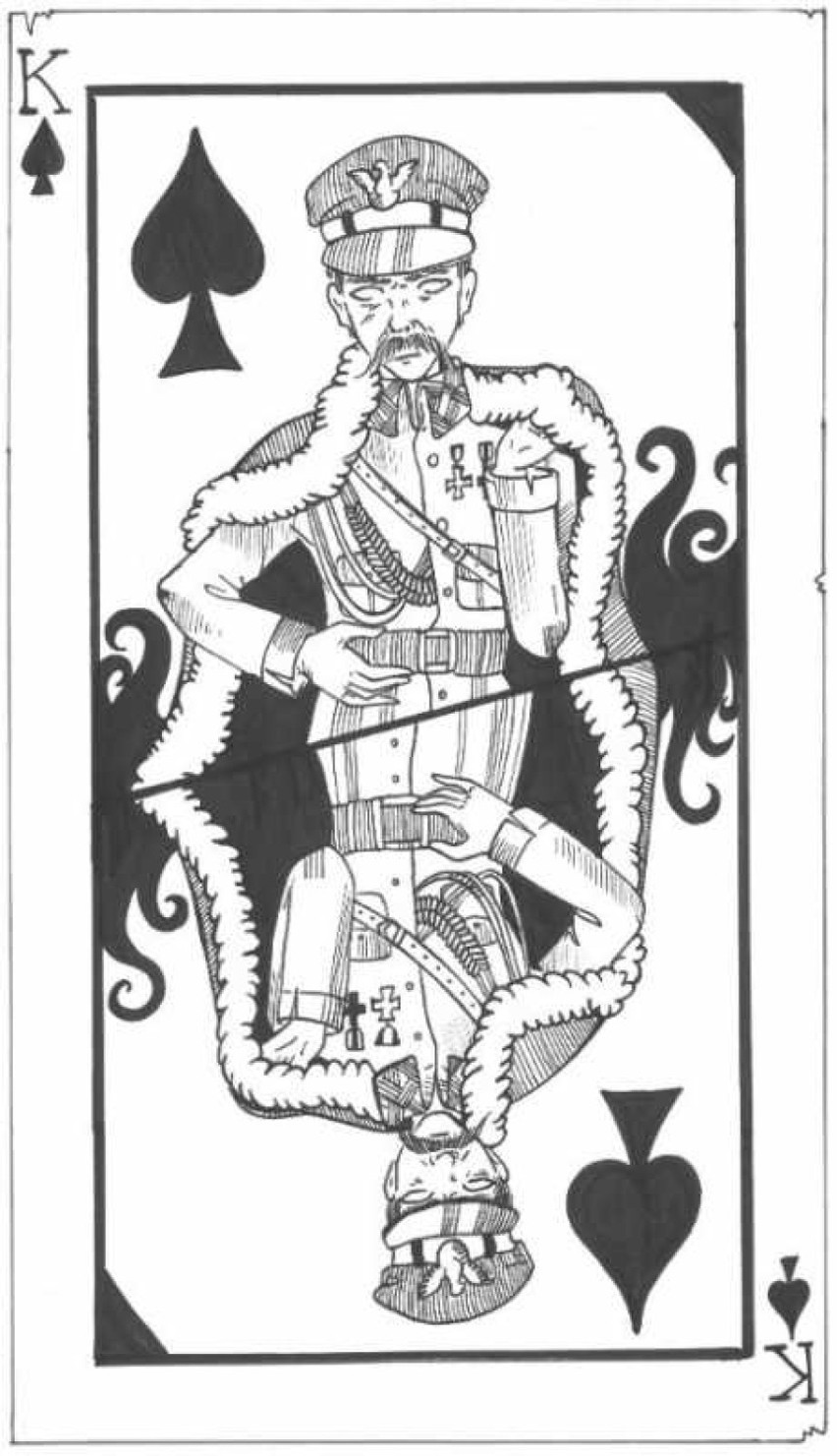 Oleśniczanka zaprojektowała karty do gry z Piłsudskim      