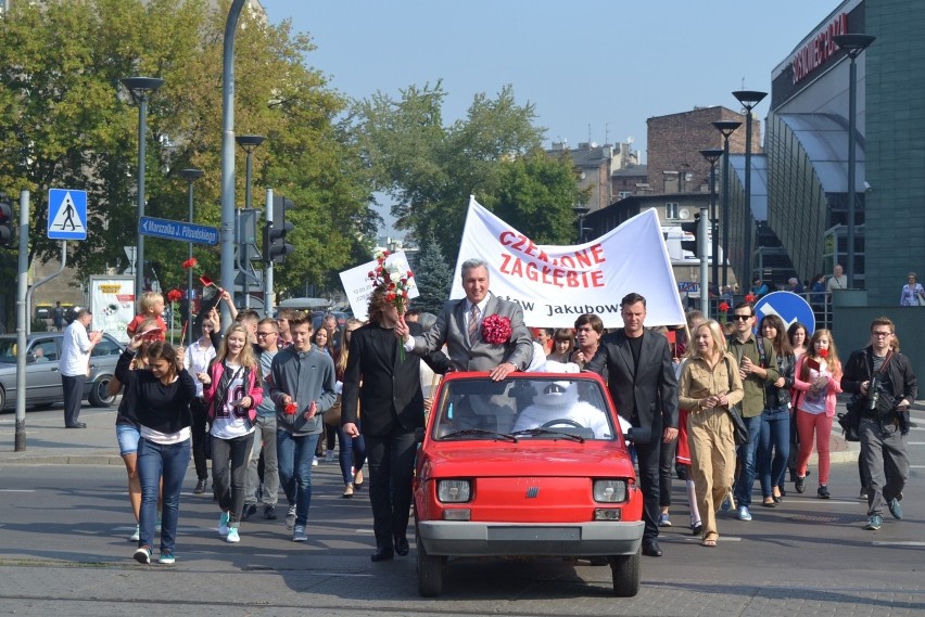 Edward Gierek wrócił do Sosnowca! To promocja nowego spektaklu Teatru Zagłębia [ZDJĘCIA]