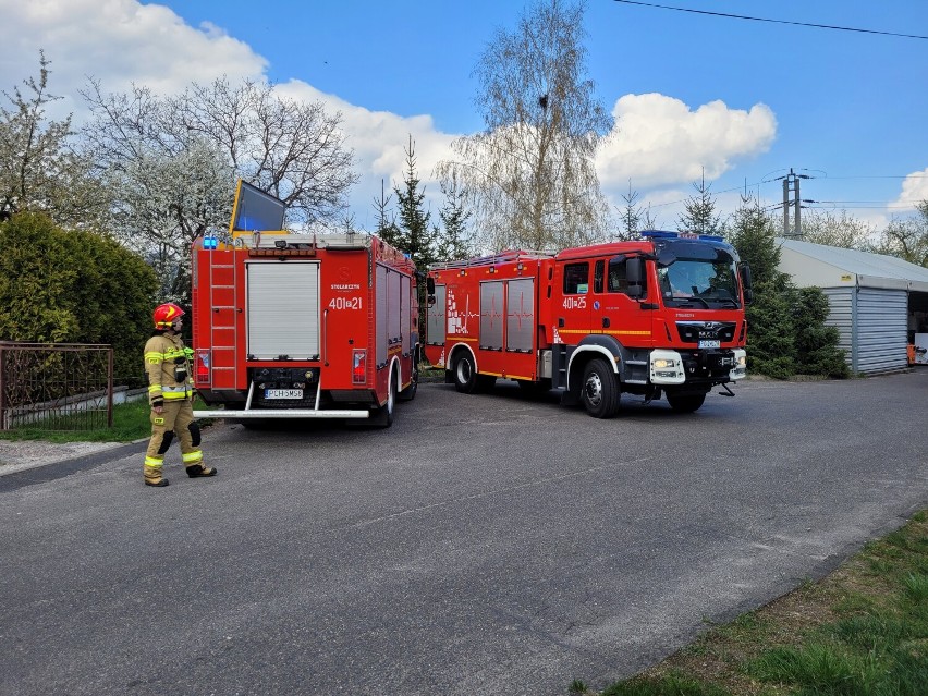 Pożar w budynku gospodarczym przy ul. Nałkowskiej