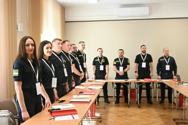 Ukraińscy celnicy szkolili się w przemyskiej filii Krajowej Szkoły Skarbowości.