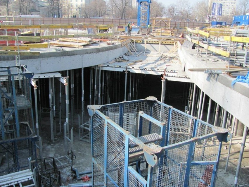 Zobacz najnowsze zdjęcia z budowy na Placu Unii Lubelskiej