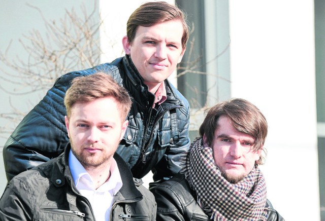 Maciej Pilarski (w środku), Adrian Drózd i Krzysiek Skórzewski to przyjaciele i partnerzy w biznesie