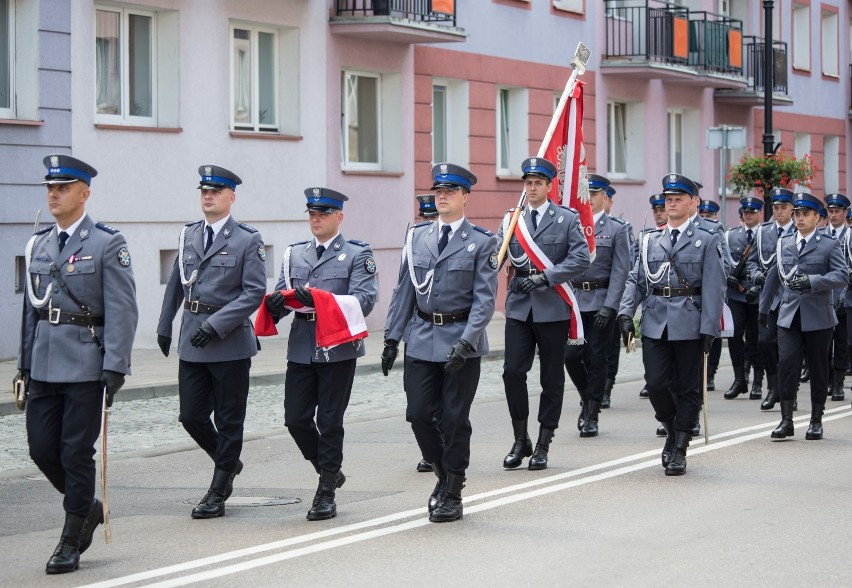 Podczas tegorocznego Święta Policji w Łomży nadano komendzie...