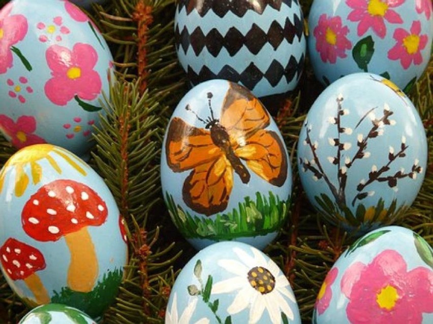 Pisanki wielkanocne, kraszanki, kolorowe jajka są w czasie świąt symbolem nowego życia