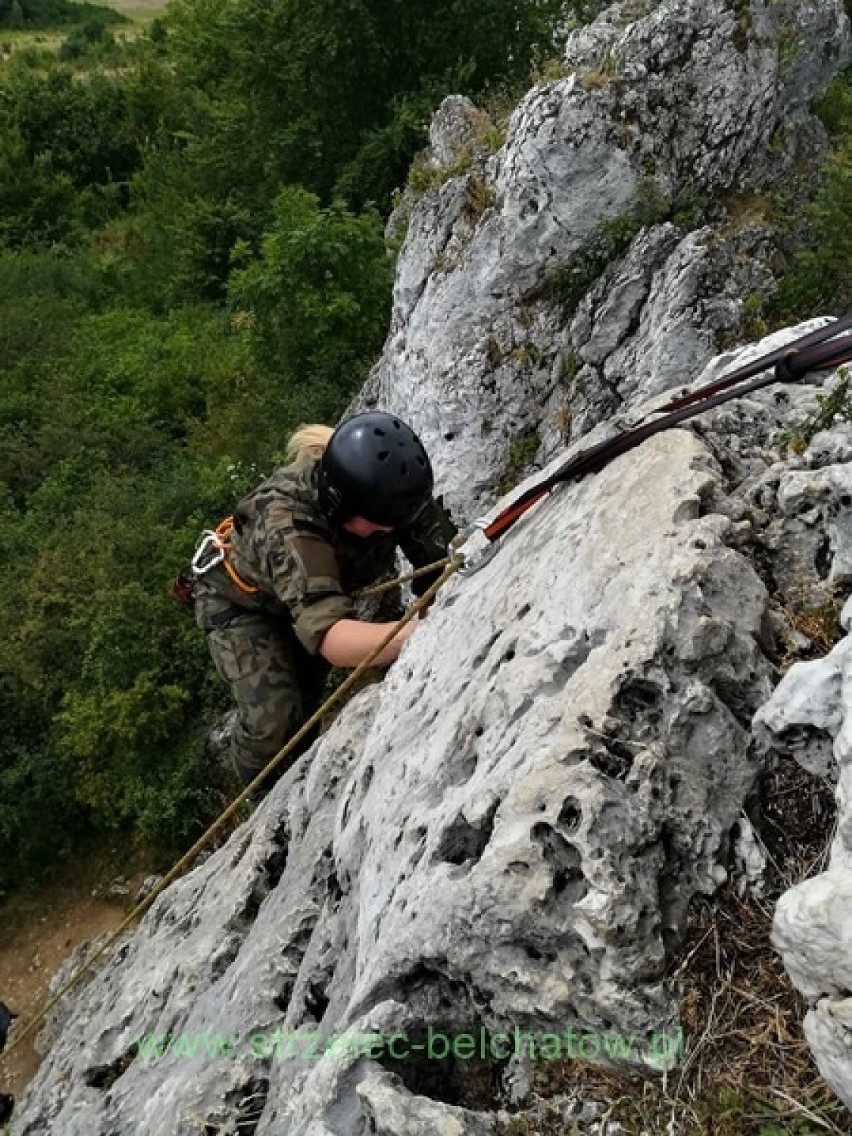 Bełchatowscy Strzelcy trenowali swoje umiejętności w skałkach [ZDJĘCIA]