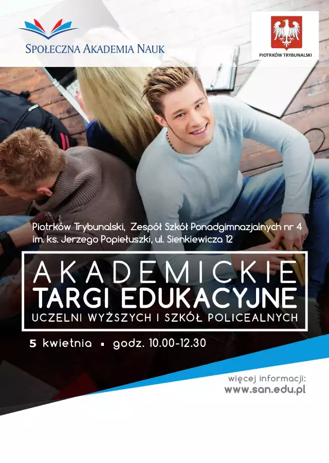 Akademickie Targi Edukacyjne w ZSP nr 4 w Piotrkowie 2018