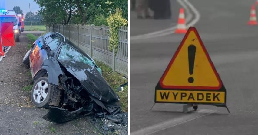 Tragiczny wypadek pod Gliwicami! 37- letni kierowca zmarł na miejscu. Zdarzenie miało miejsce  w Wielowsi-Kotkowie. 