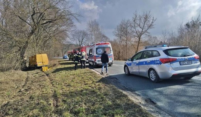 Zdjęcia z wypadku w Gutowie