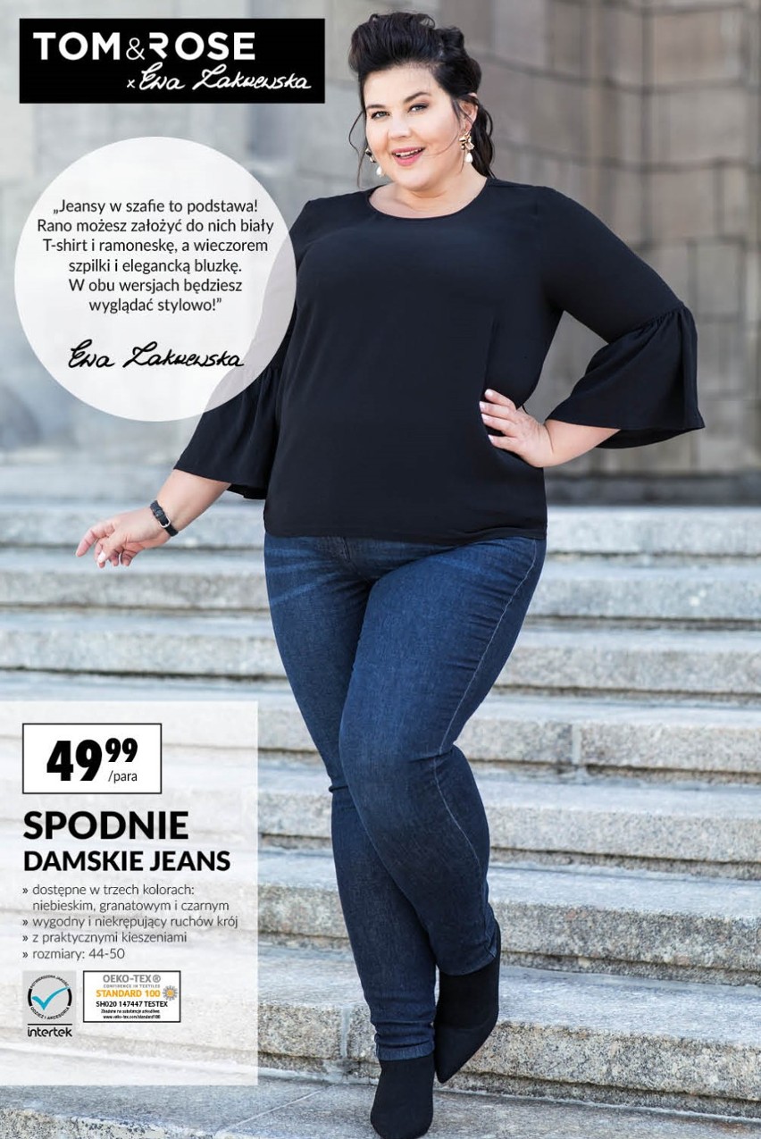 Ubrania plus size w Biedronce. Nowa kolekcja Tom&Rose od Ewy Zakrzewskiej [4 - 16 marca]