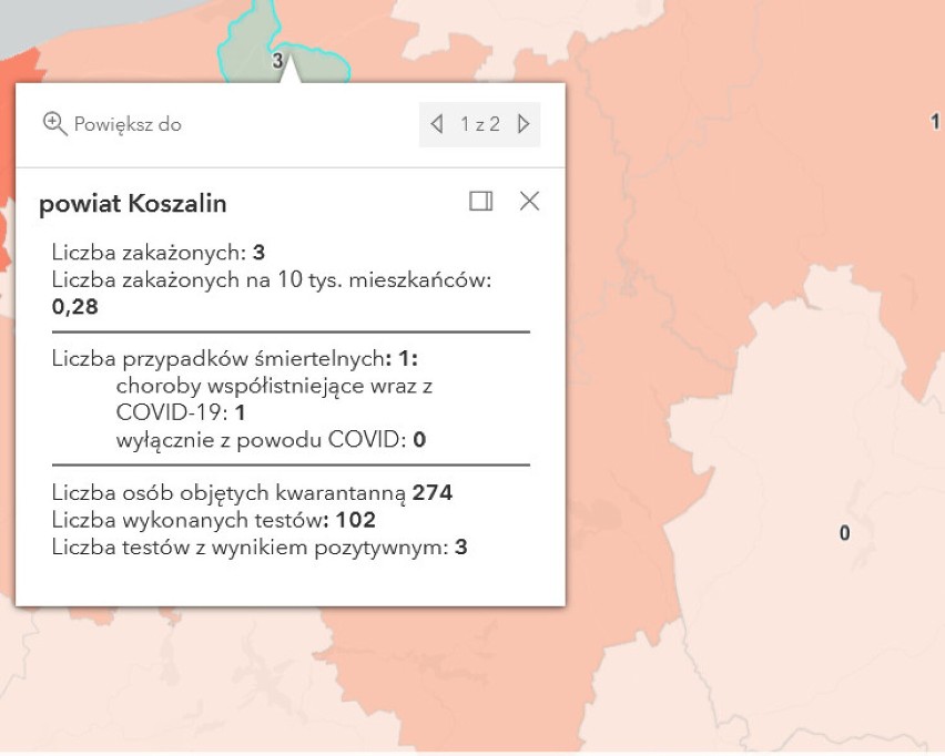 Polska - zachodniopomorskie - powiat sławieński