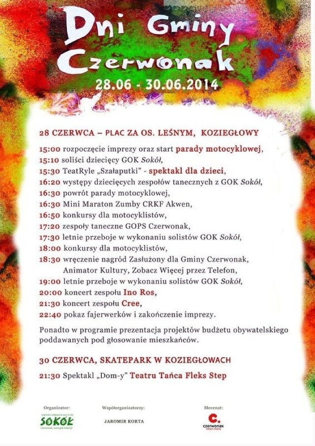 Program Dni Gminy Czerwonak