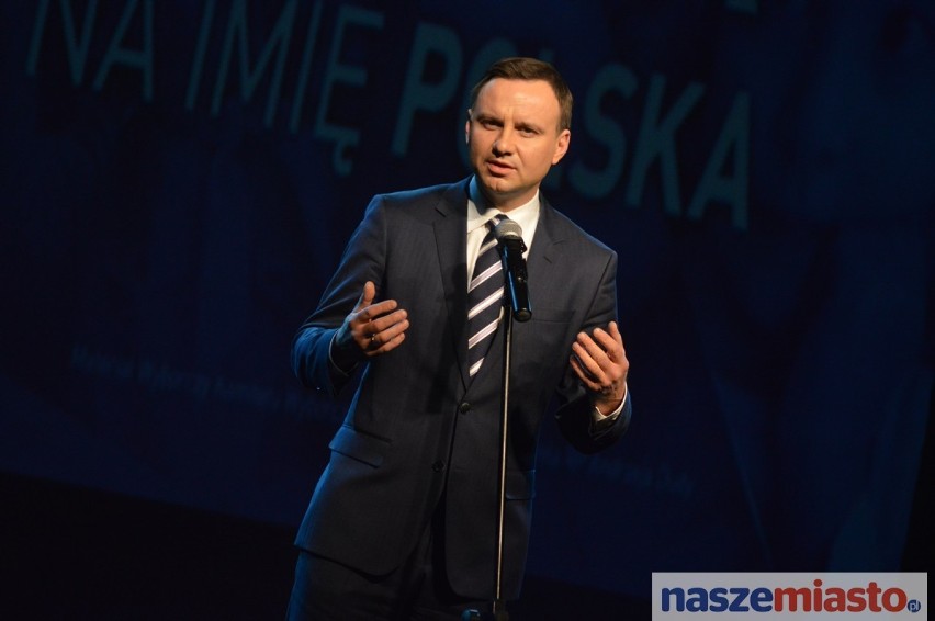 Andrzej Duda prezydent RP w czasie kampanii we Włocławku [ZDJĘCIA]