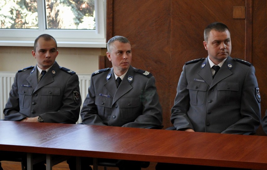 Policjanci ze śremskiej KPP