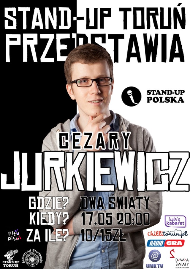 Stand-Up Toruń prezentuje: Cezary Jurkiewicz