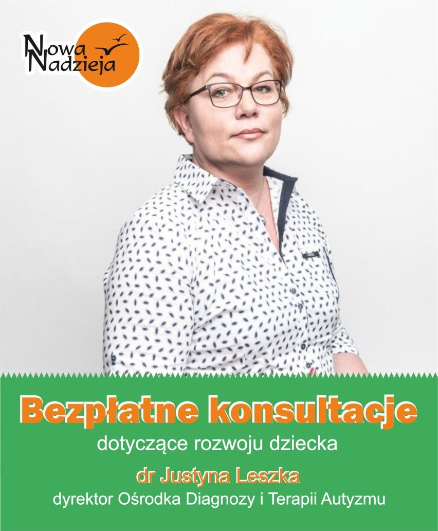 dr Justyna Leszka prowadzi bezpłatne konsultacje