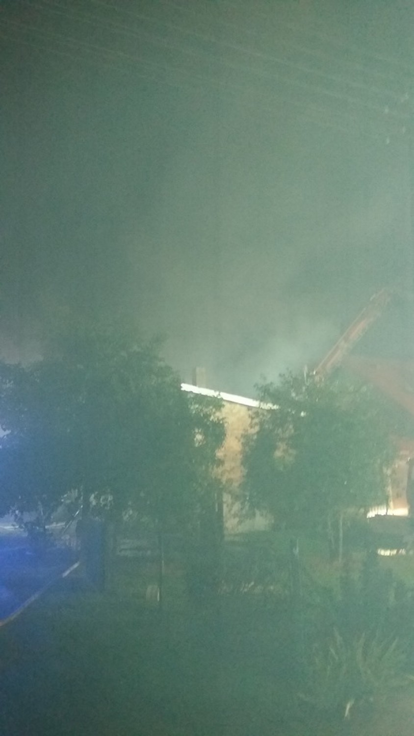 Pożar budynku gospodarczego w Starzenicach[FOTO]