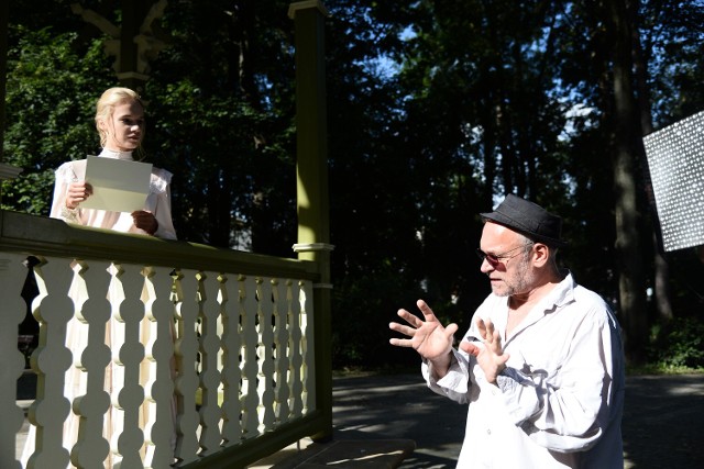Sceny do filmu o Wieleżyński  powstawały dziś w Glorietce w Parku Miejskim.