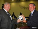 Honorowy Obywatel Rybnika - taki tytuł odebrał Jacques Beaulieu z partnerskiego miasta Mazamet