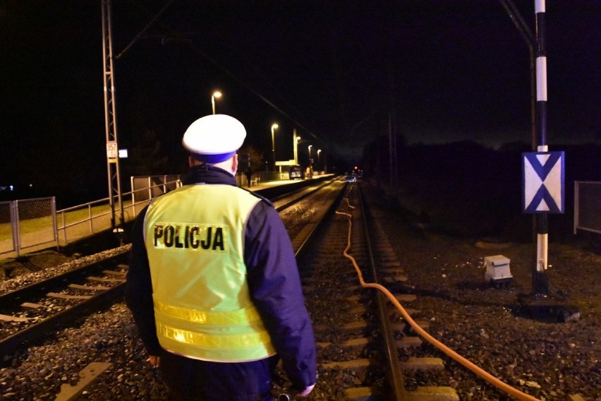 Tragedia na stacji kolejowej w Sątopach. Nie żyje mężczyzna