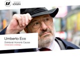 Tytuł doktora honoris causa UŁ dla Umberto Eco. Festiwal Labirynt Znaków 2015 w Łodzi