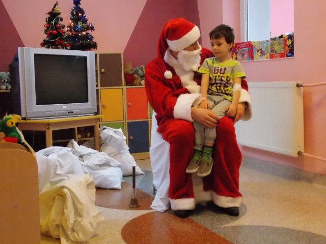 Św. Mikołaj w szpitalu w Świętochłowicach