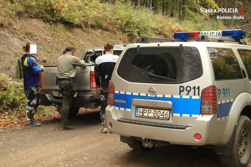 Akcja „Bezpieczny las", czyli policjanci i leśnicy ścigali quadowców i motocrossowców