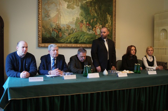 Konferencja prasowa odbyła się w pałacu Sczanieckich