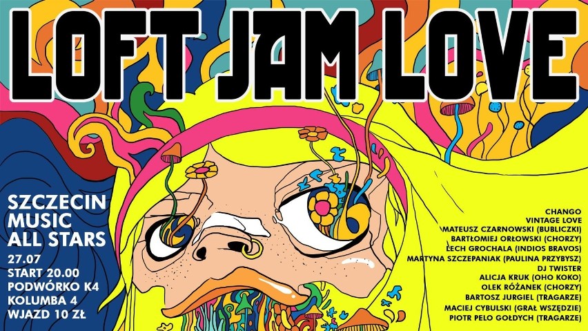 Loft Jam Love

Już 27 lipca na terenie podwórka Kolumba 4 -...