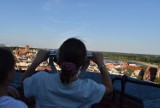 Takiego widoku z wieży ratuszowej w Toruniu jeszcze nie było!