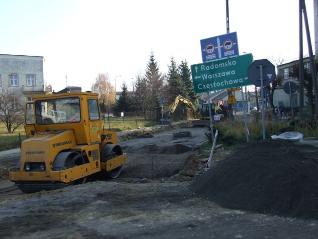Tak wyglądał plac budowy w poniedziałek 21 listopada