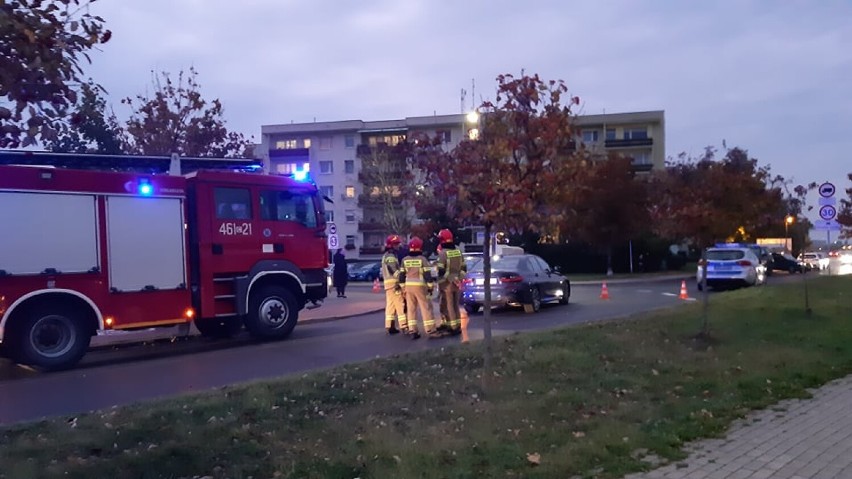 Kolizja na inowrocławskim Rąbinie. Ze wstępnych informacji...