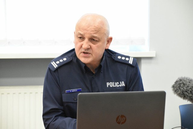 Insp. Sławomir Jądrzak, Komendat Powiatowy Polciji w Śremie.