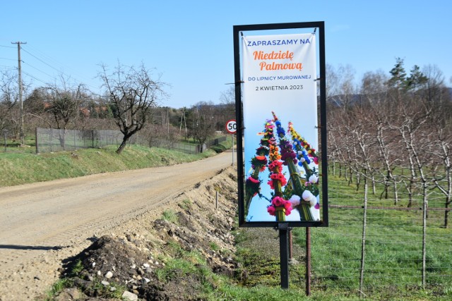 Przebudowa drogi powiatowej Nowy Wiśnicz - Lipnica Murowana, 700-metrowy odcinek w Lipnicy Górnej jest zamknięty dla ruchu kołowego do 14.04.2023