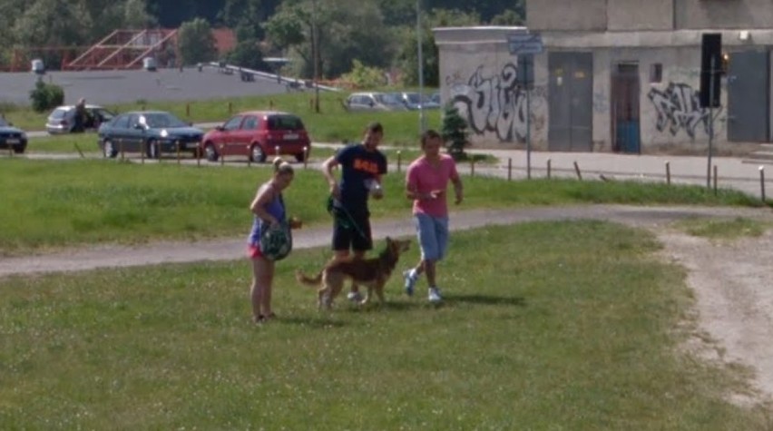 Mieszkańcy Podzamcza w Google Street View