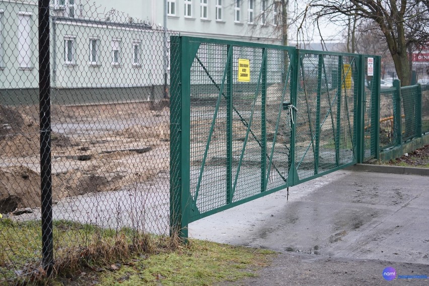 Pociski na terenie budowy przy ulicy Wiejskiej we Włocławku