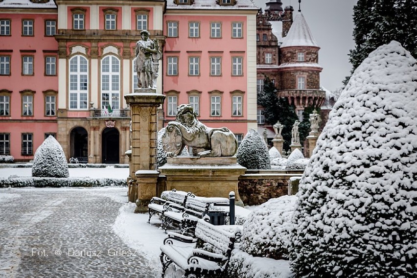 Wałbrzych: Zamek Książ w śnieżnej odsłonie (ZDJĘCIA)