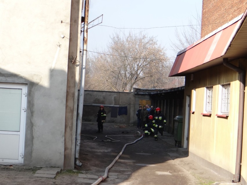 Pożar przy ul. Warszyca w Radomsku
