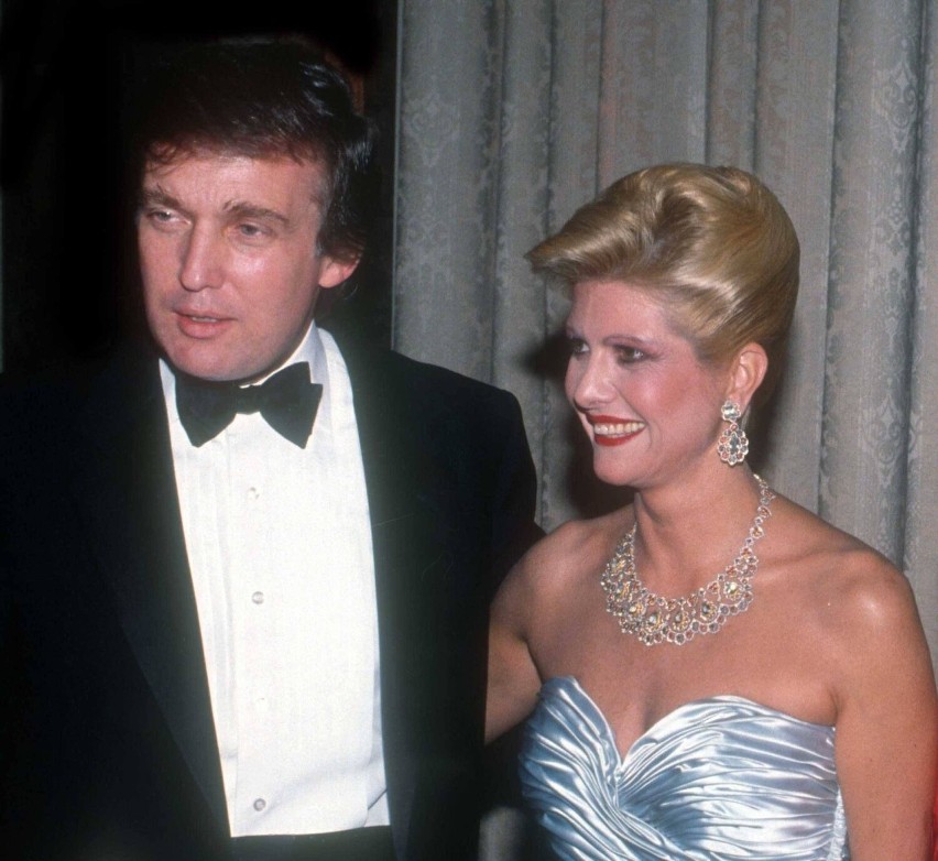 Ivana Trump ze swoim mężem Donaldem.