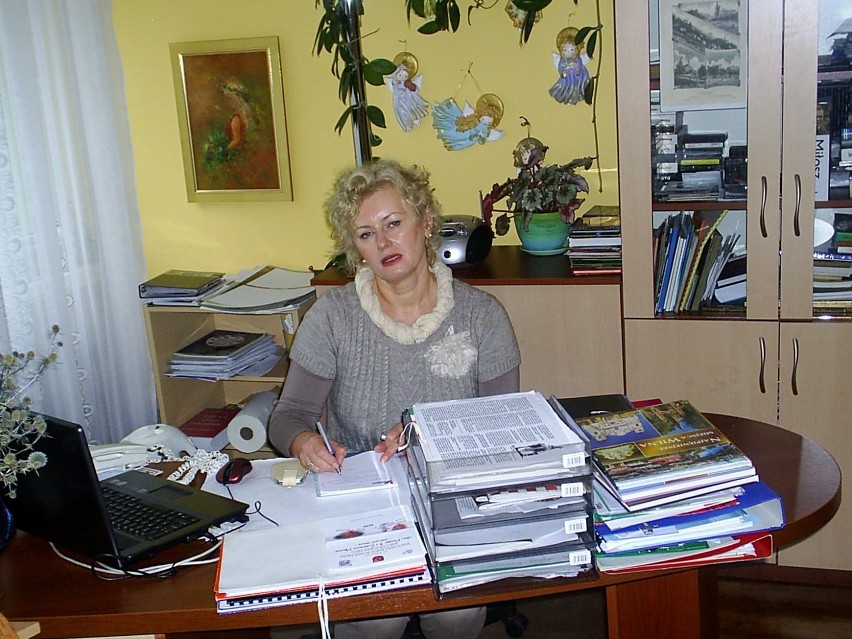 Danuta Wielgosz dyrektor Biblioteki