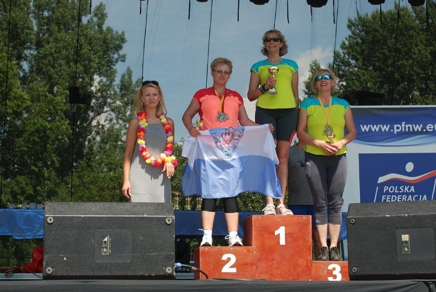 Malborczycy w Pucharze Pomorza nordic walking 2014. Start w Węgorzynie