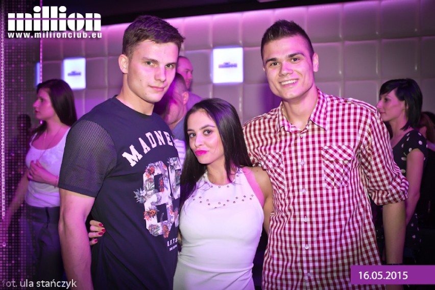 Impreza w klubie Million we Włocławku.16 maja 2015