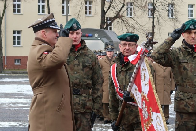 Zdjęcia z powitania nowego dowódcy