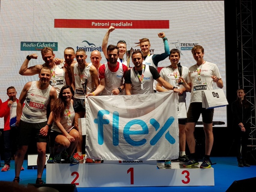 Tczew: sukces biegaczy z firmy Flex. Zwyciężyli w Sztafecie Maratońskiej w Gdańsku [ZDJĘCIA]